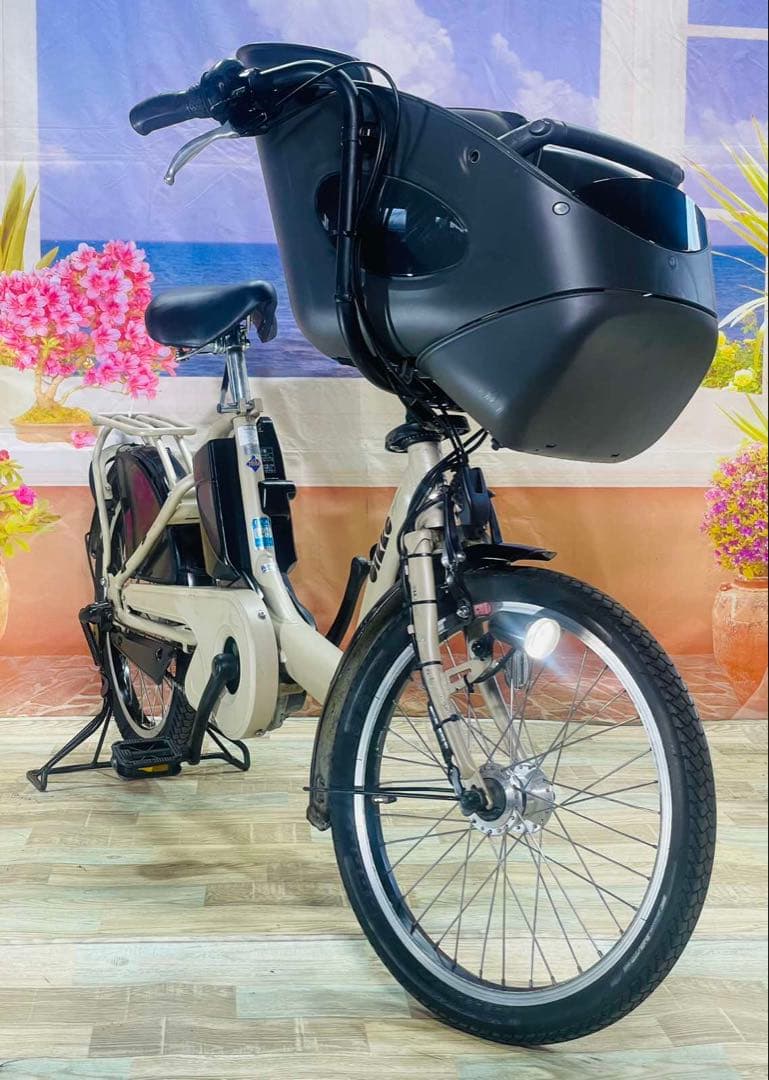 超人気！BIKKEビッケ13AH！⭐️子供乗せ電動アシスト自転車Y3256