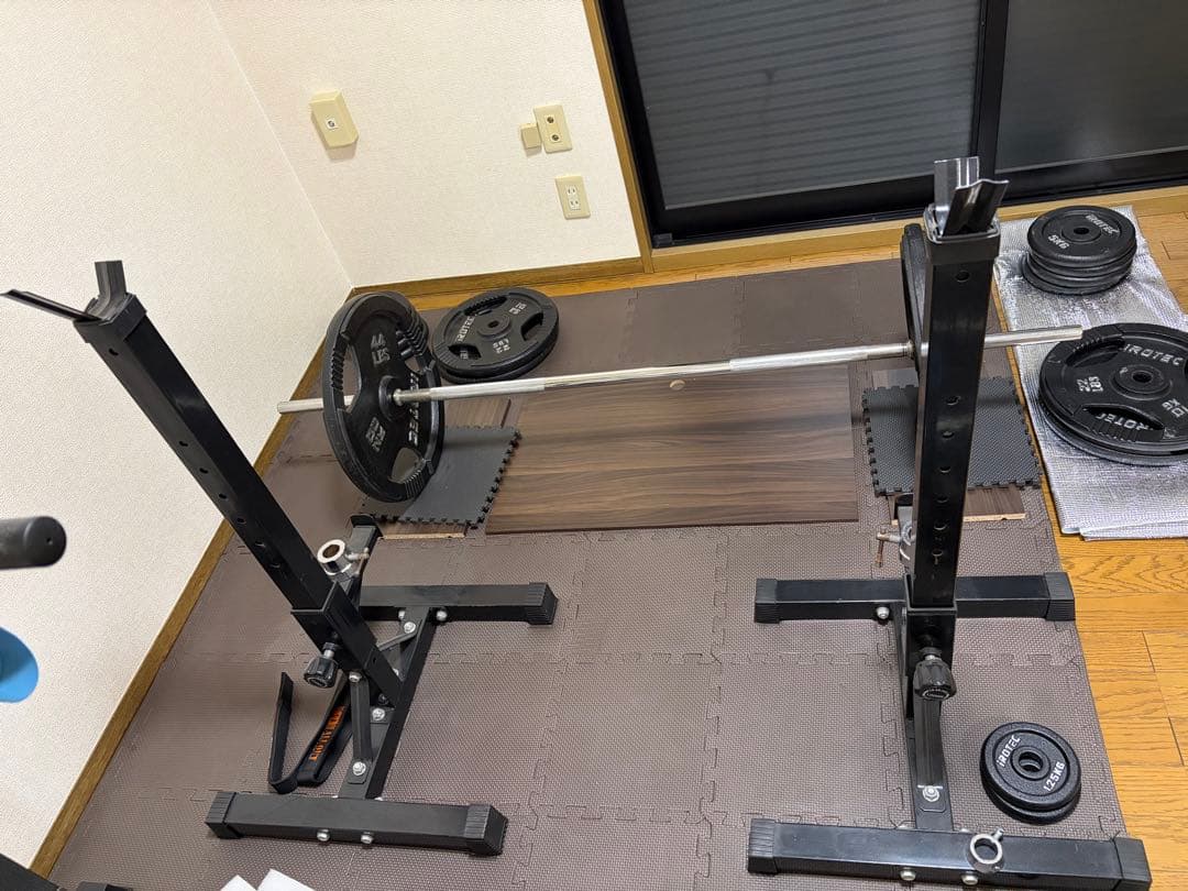 iROTEC 筋トレ用品まとめ売り（プレート/ベンチ/スタンド/バー）