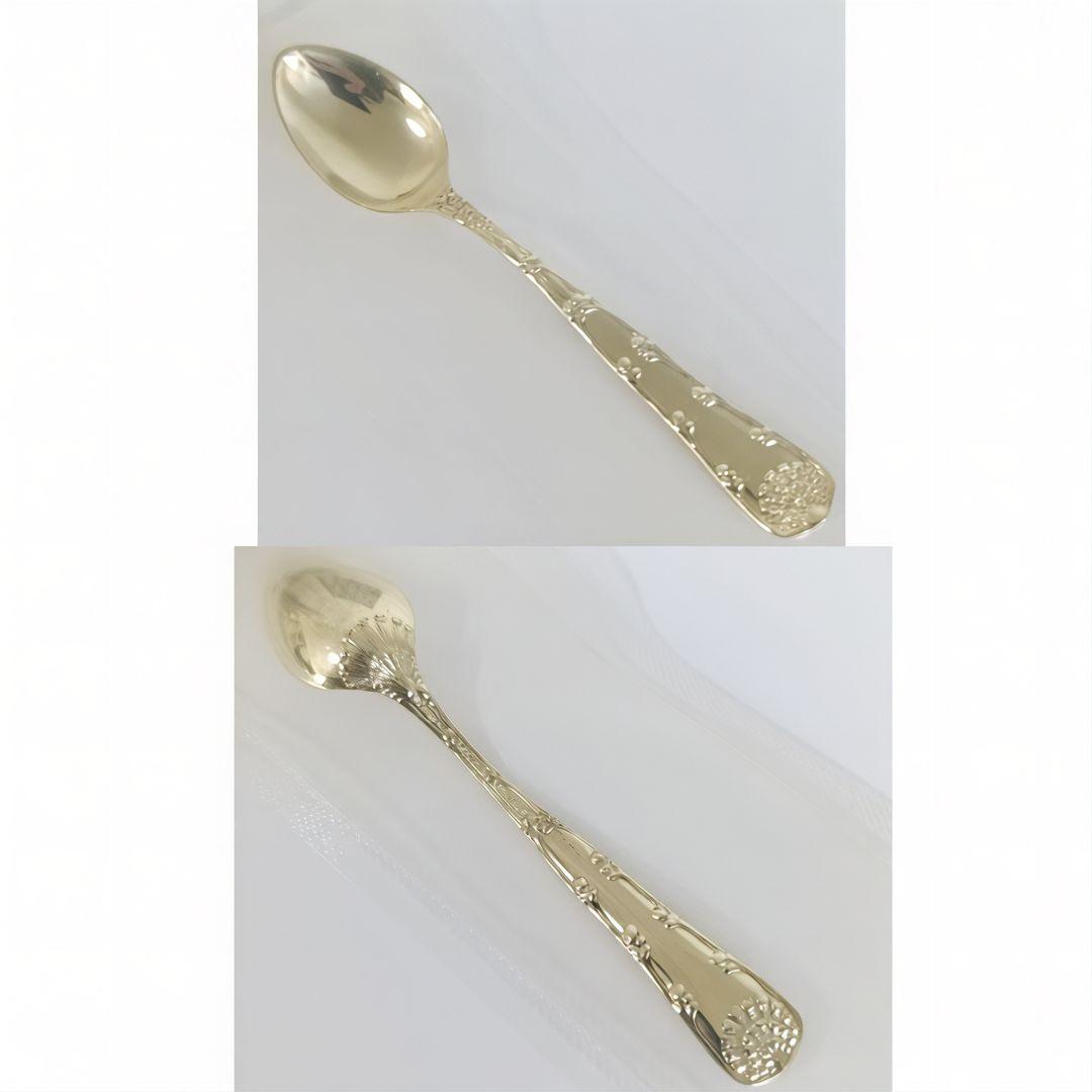 未使用　ティファニー　スターリングシルバー スプーン6本セット ケース付き