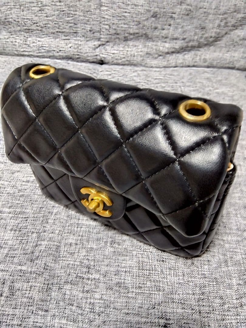 CHANEL ノベルティ バッグ ハンドバッグ ポーチ クラッチ 黒 ブラック