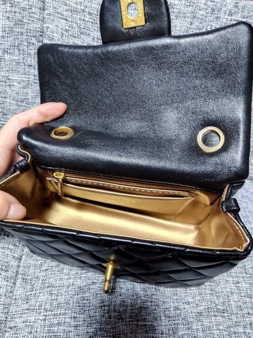 CHANEL ノベルティ バッグ ハンドバッグ ポーチ クラッチ 黒 ブラック