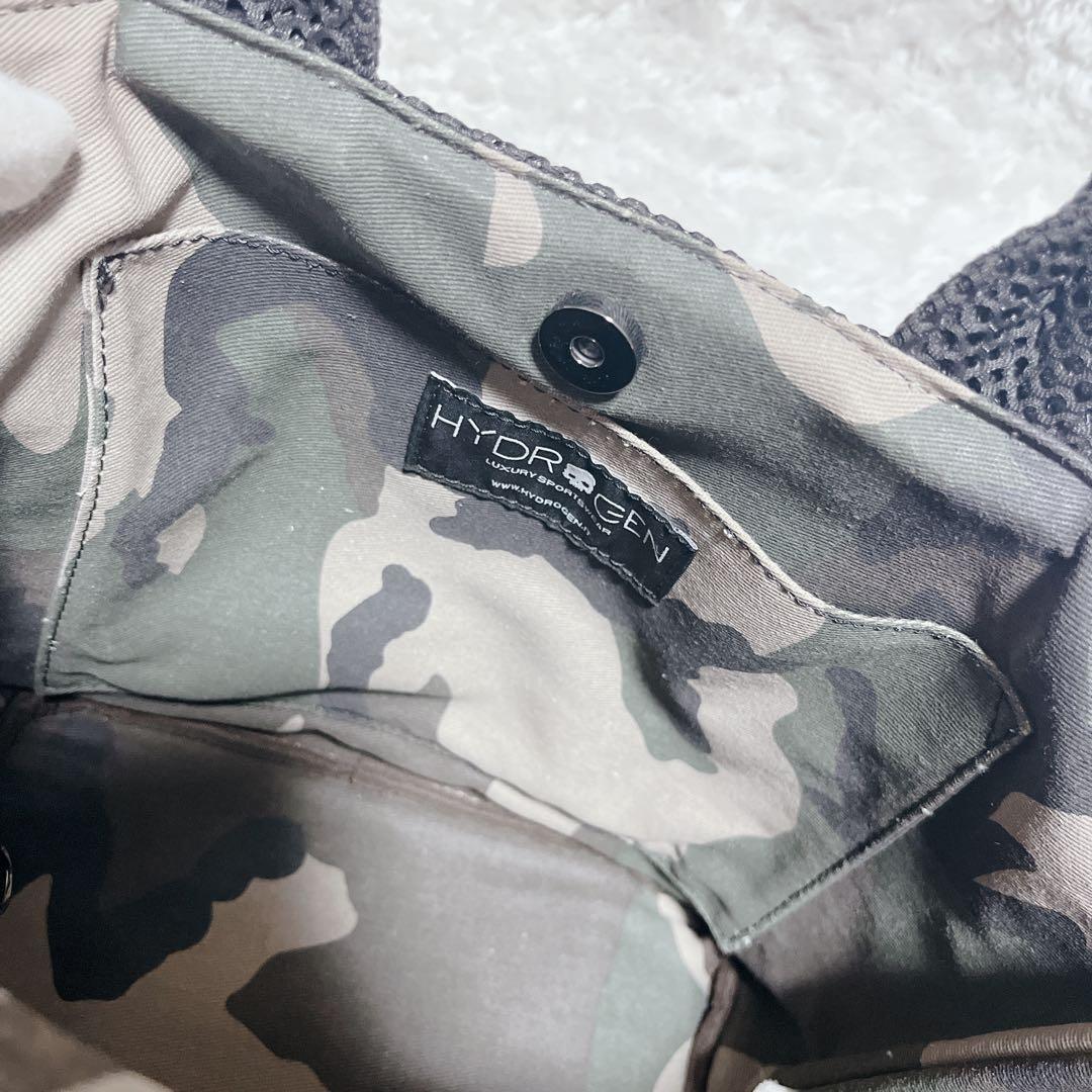 極美品✨HYDROGEN　2WAY ミニトート ショルダーバッグ 黒　自立