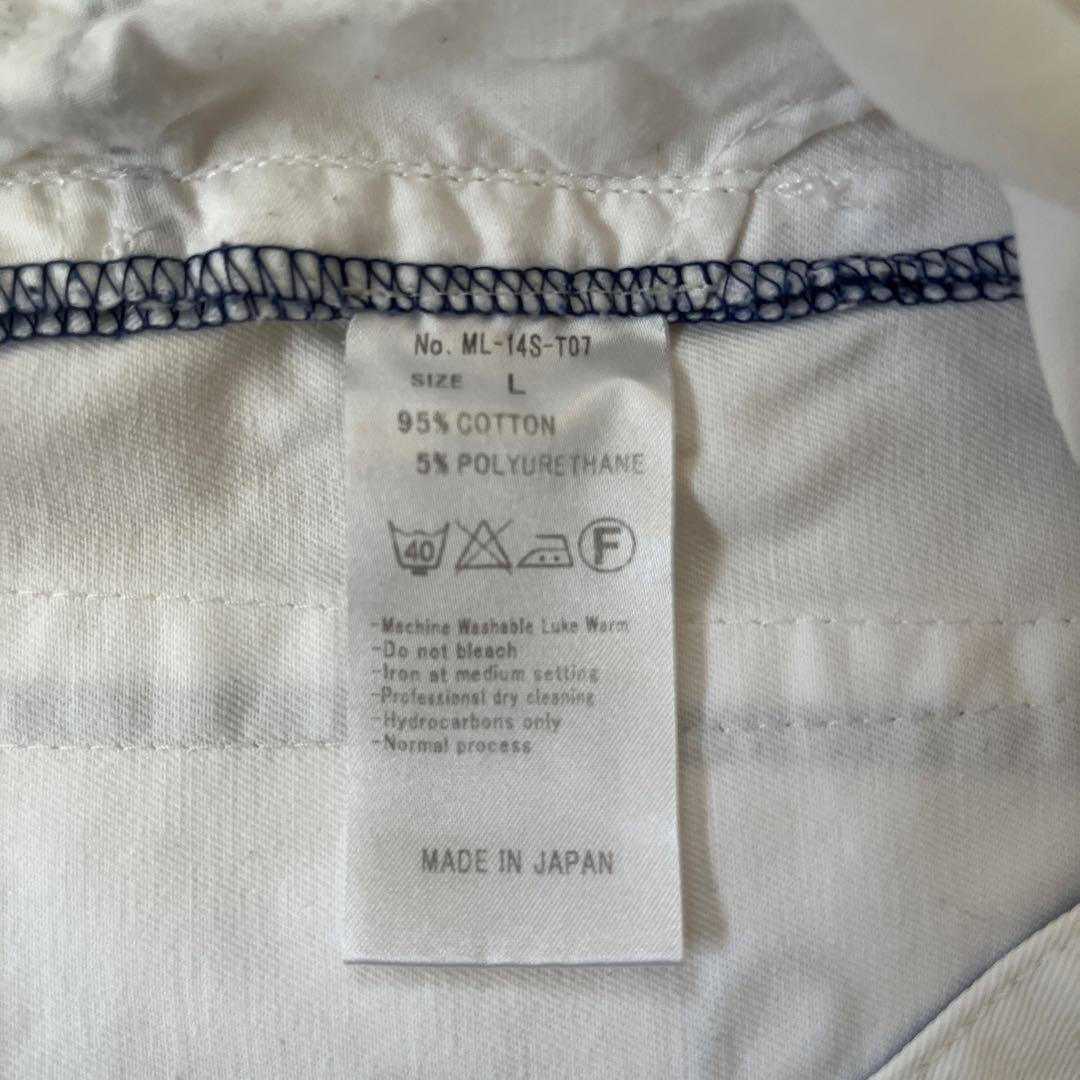 MARK LONA スカル刺繍 ホワイトパンツ