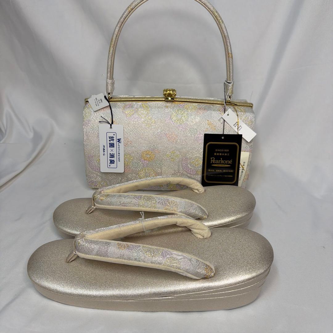 新品　フォーマル系　草履　バッグ　セット　卒業式　入学式などに　L