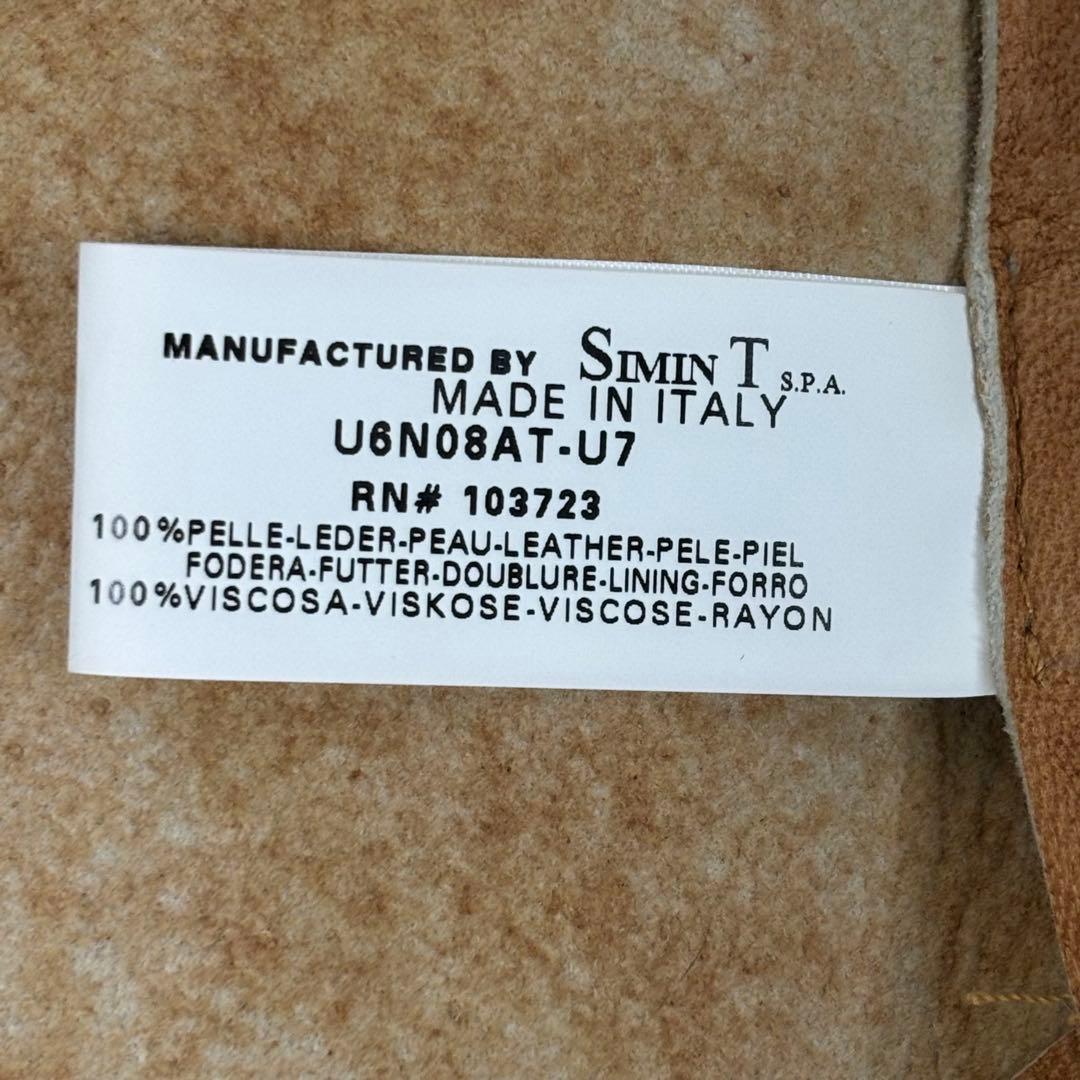 アルマーニ ジーンズ シープ ラム レザー ジャケット テーラード ブレザー