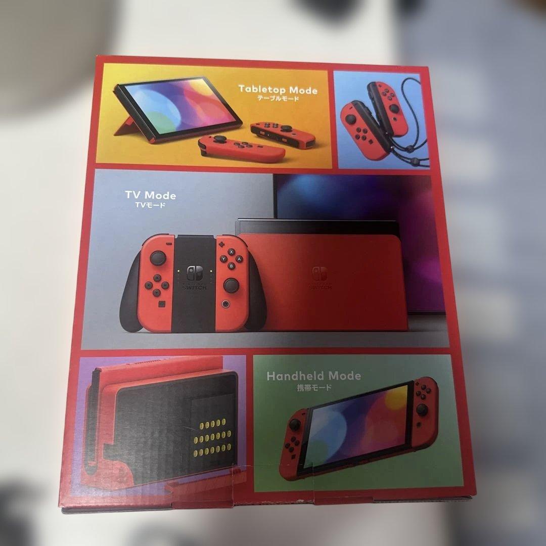 Nintendo Switch　有機EL モデル本体キット　マリオレッド