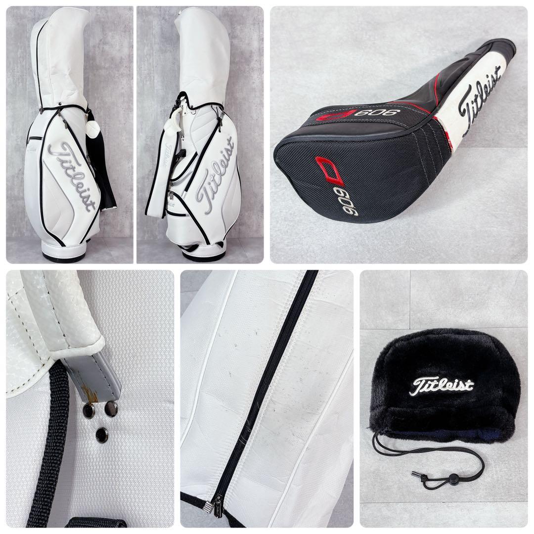 T746 タイトリスト ゴルフクラブ メンズ フルセット 14点 白 男性