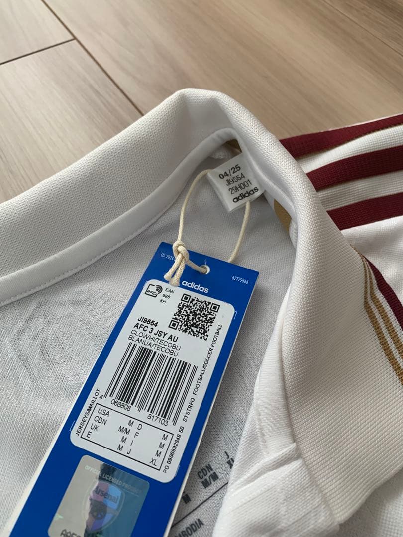 T*o様 25/26 アーセナル3rdオーセンティック#8ウーデゴールUCL仕様