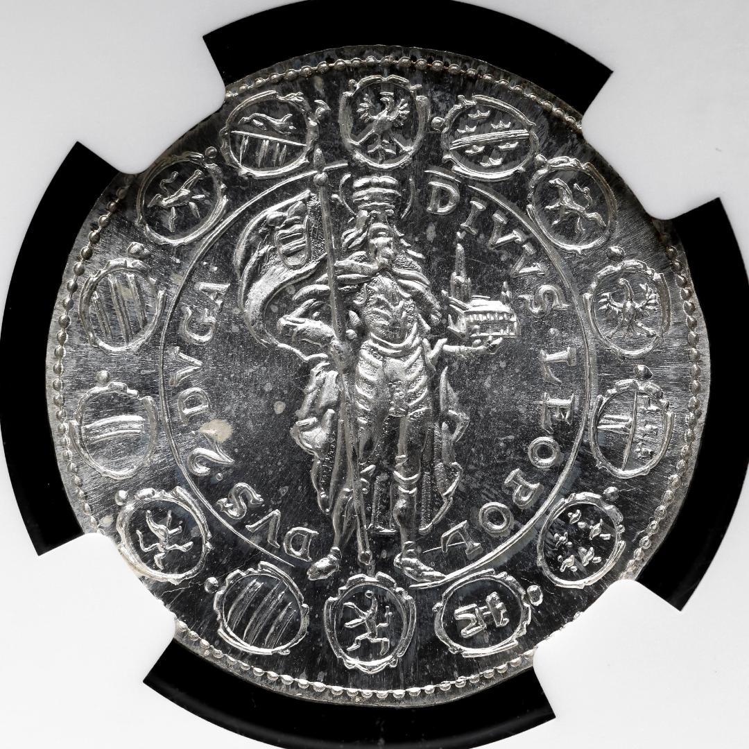AUSTRIA 1642年 オーストリア銀貨 NGC-PF65 騎士 104