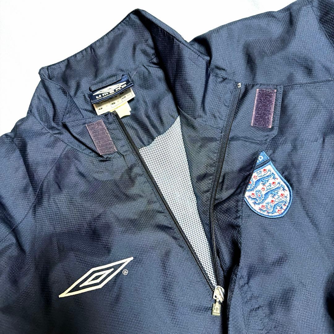 サッカー イングランド代表 ナイロンジャケット トレーニングウエア アンブロ