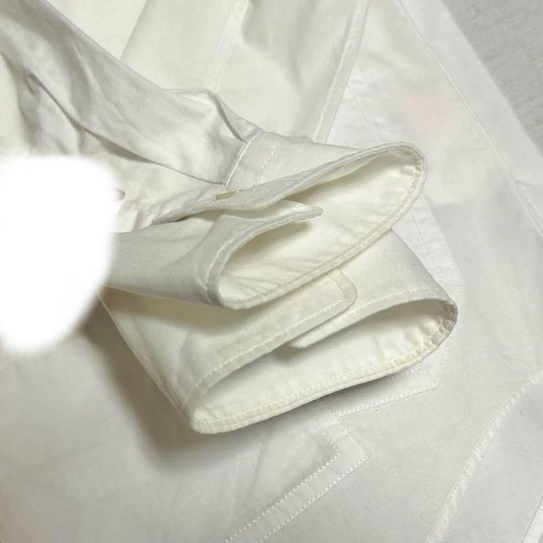 BLACK COMME des GARCONS 長袖ポケット白シャツ