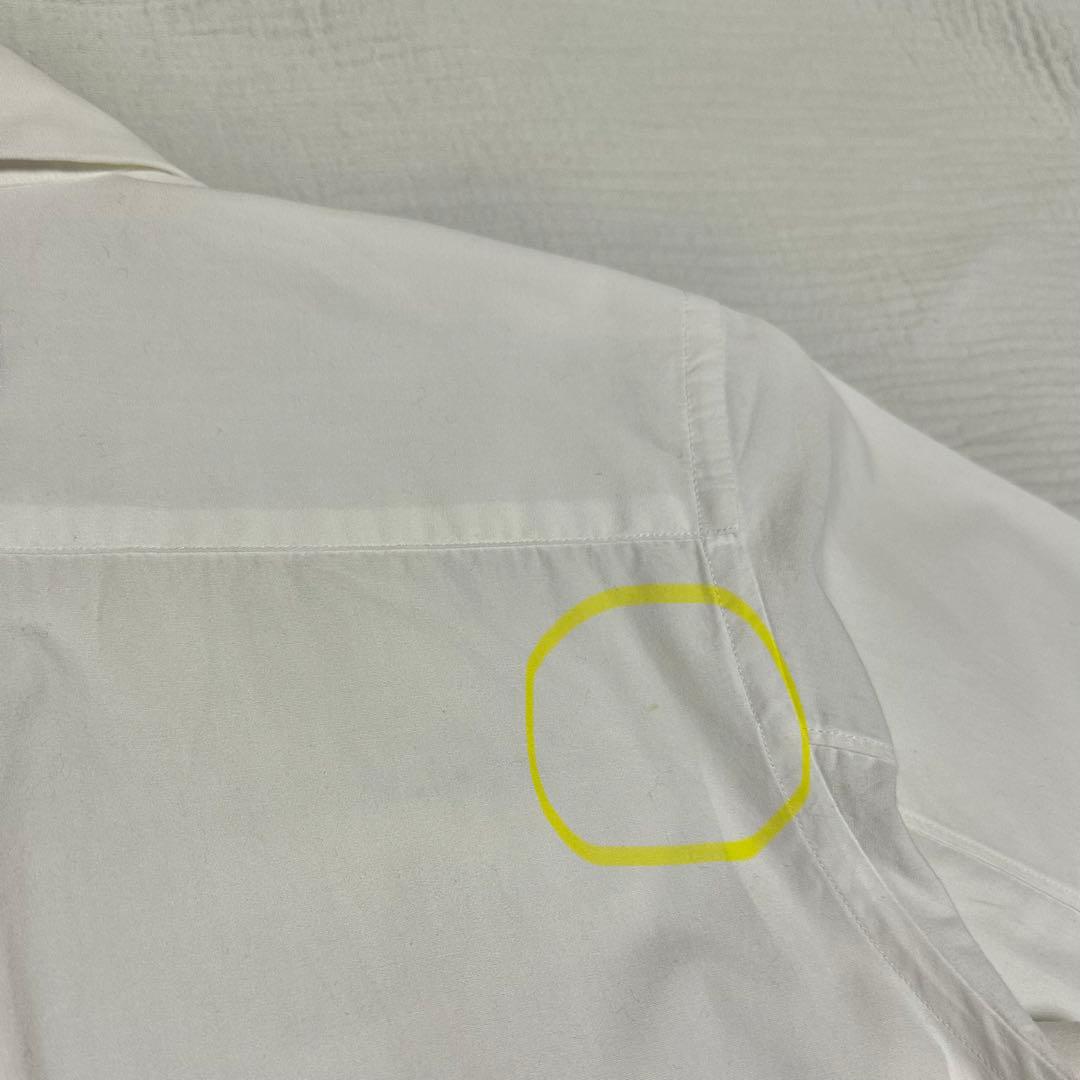 BLACK COMME des GARCONS 長袖ポケット白シャツ