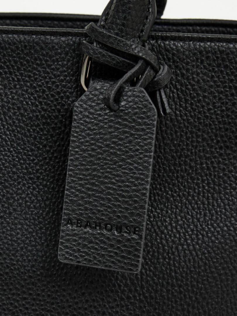 新品 ABAHOUSE シボレザー 縦型 2WAY トートバッグ PC対応