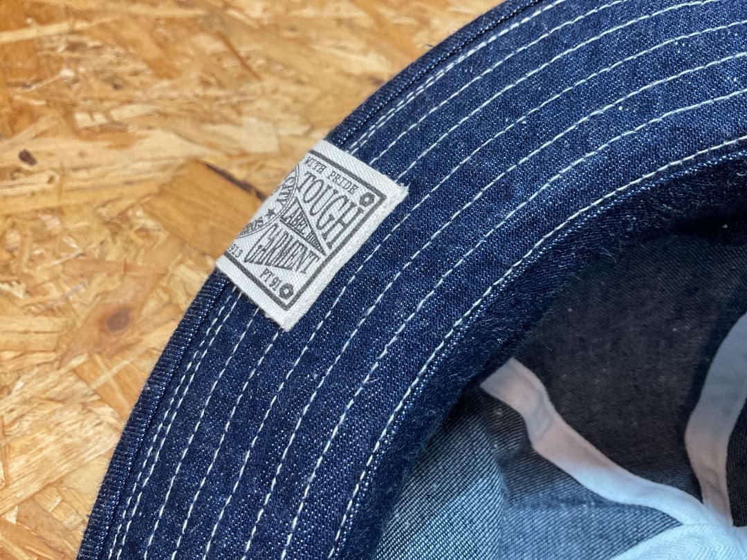 美品 Schott SC064 DENIM METORO HAT 58cm