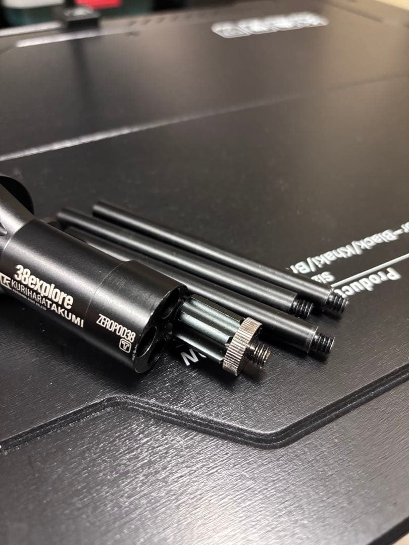 38explore　zeropod38　ゼロポッド38　ブラック