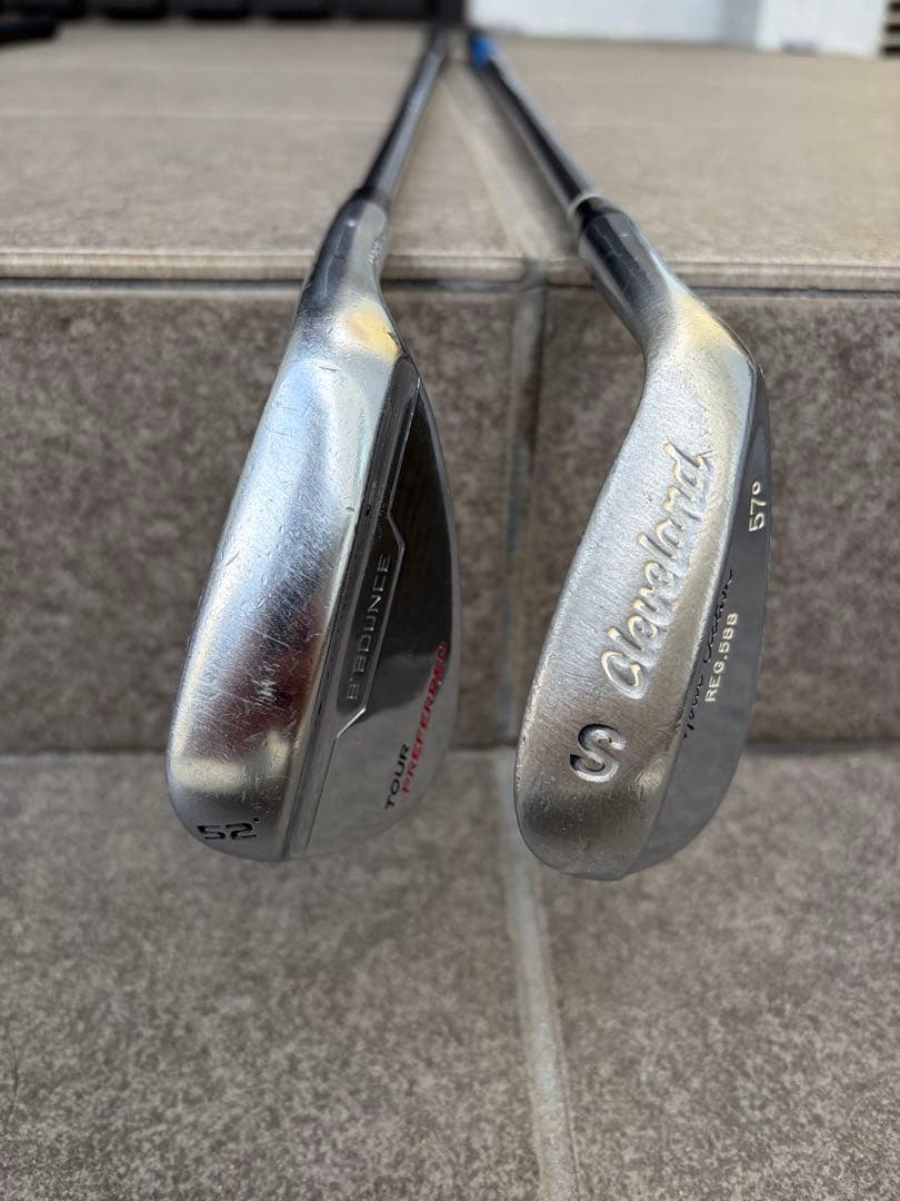 TaylorMade 52°、Cleveland 57°ウェッジセット