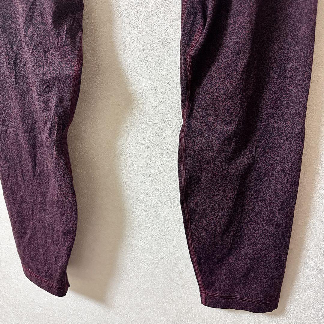 希少✨美品✨lululemonルルレモン ヨガ 赤紫 バーガンディ 海外古着