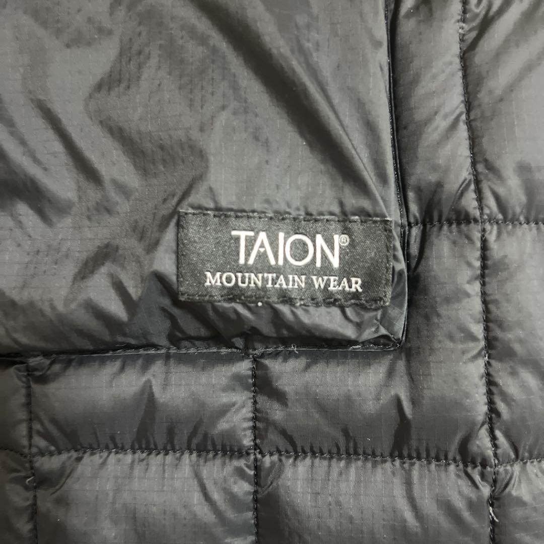 美品！TAION リバーシブル ダウン×ボアベスト 2XL カーキ×ブラック 黒