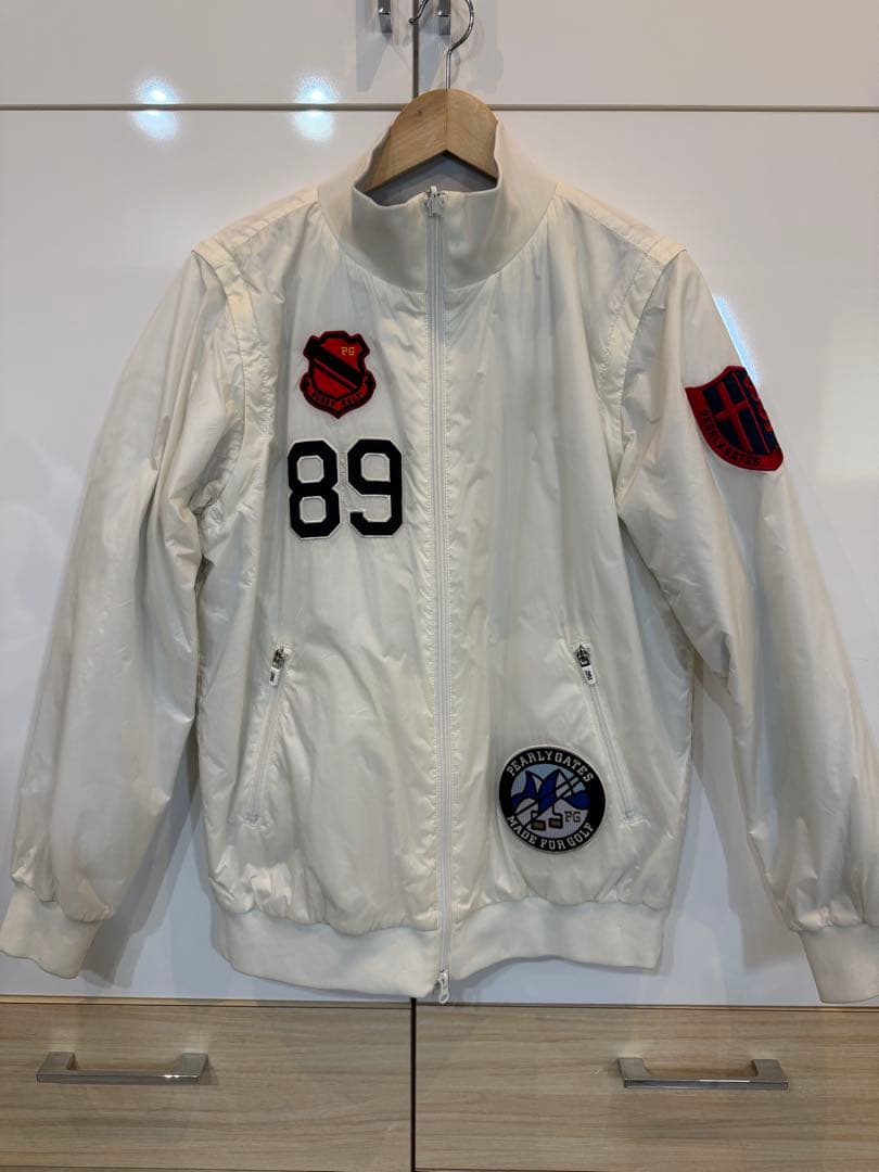 パーリーゲイツ 4WAYリバーシブル中綿ジャケッ ト 袖着脱可レディース2（L）