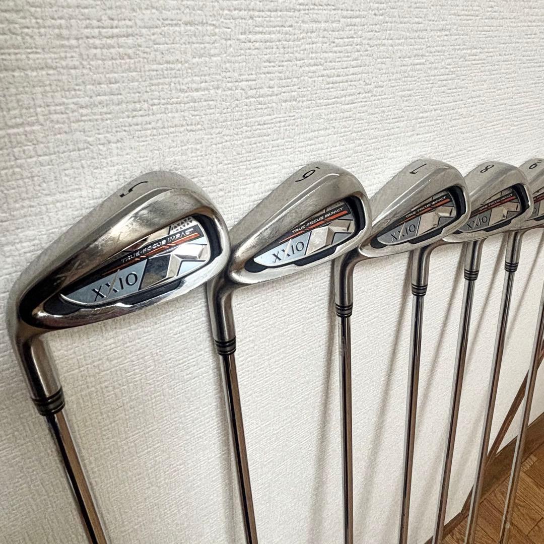 【貴重なレフティ】ゼクシオ XXIO10 10代目 アイアンセット 7本 S 左