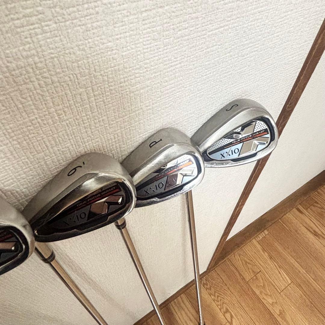 【貴重なレフティ】ゼクシオ XXIO10 10代目 アイアンセット 7本 S 左