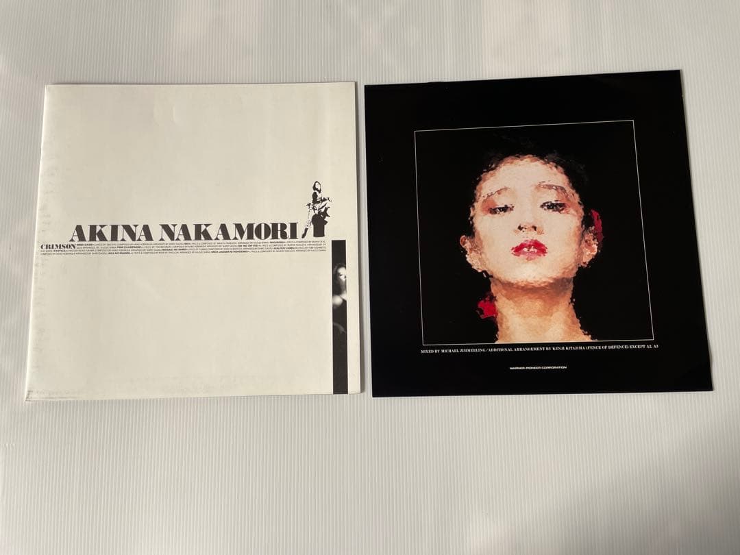 中森明菜 / Stock クリムゾン 中古レコード2枚