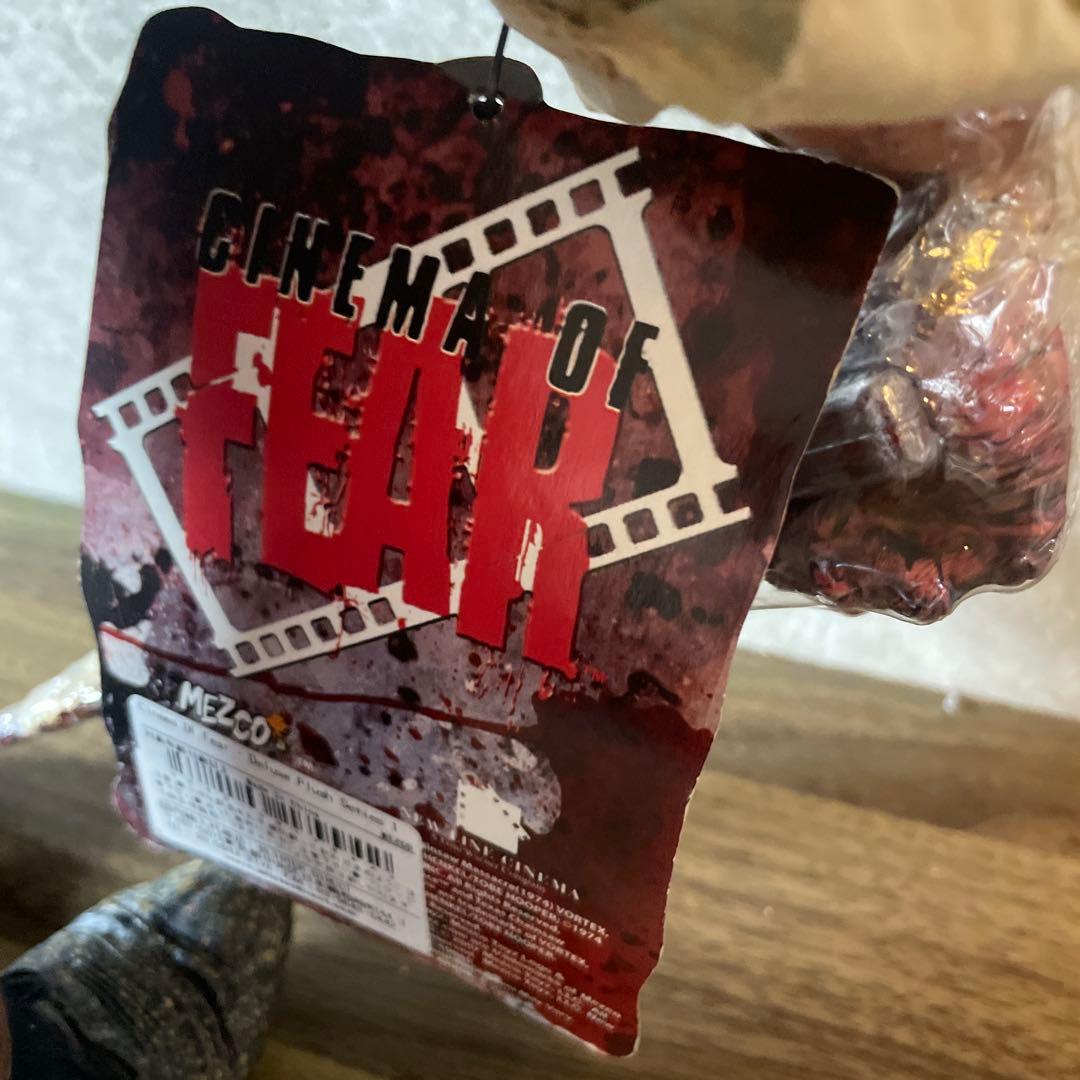 未使用メズコテキサスチェンソーレザーフェイス人形パペットホラーハロウィン