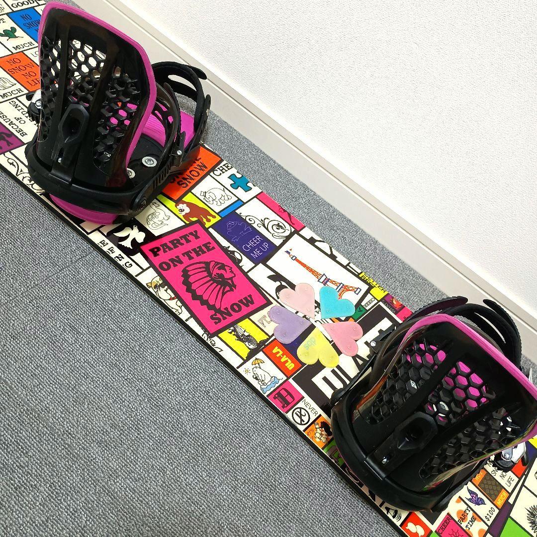 スノーボードセット SLQ 143cm ビンディング Mサイズ