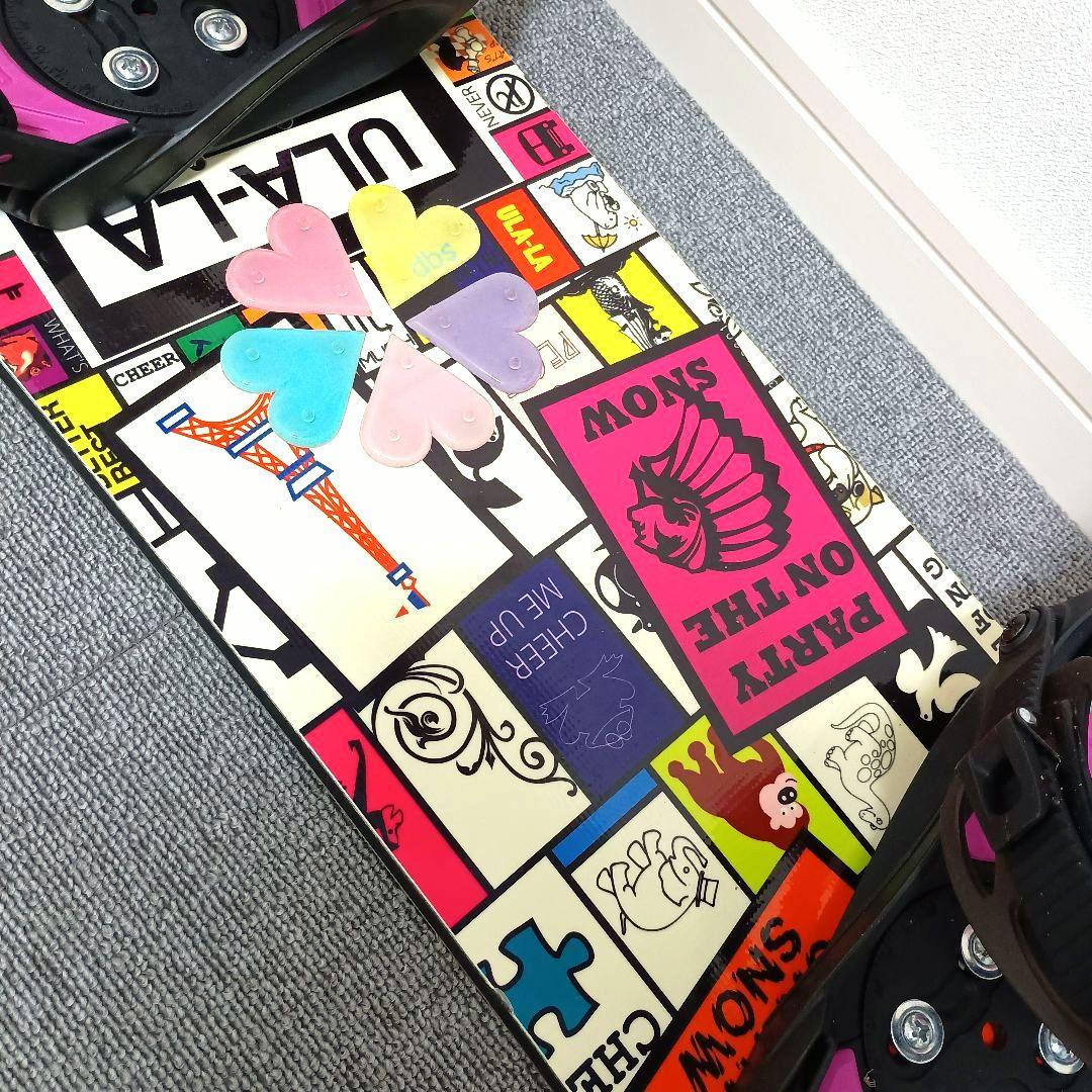 スノーボードセット SLQ 143cm ビンディング Mサイズ