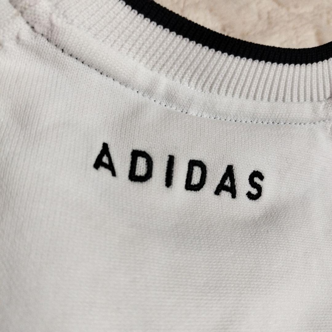 アディダス ゴルフウェア クルーセーター ニット 3ストライプス レディース