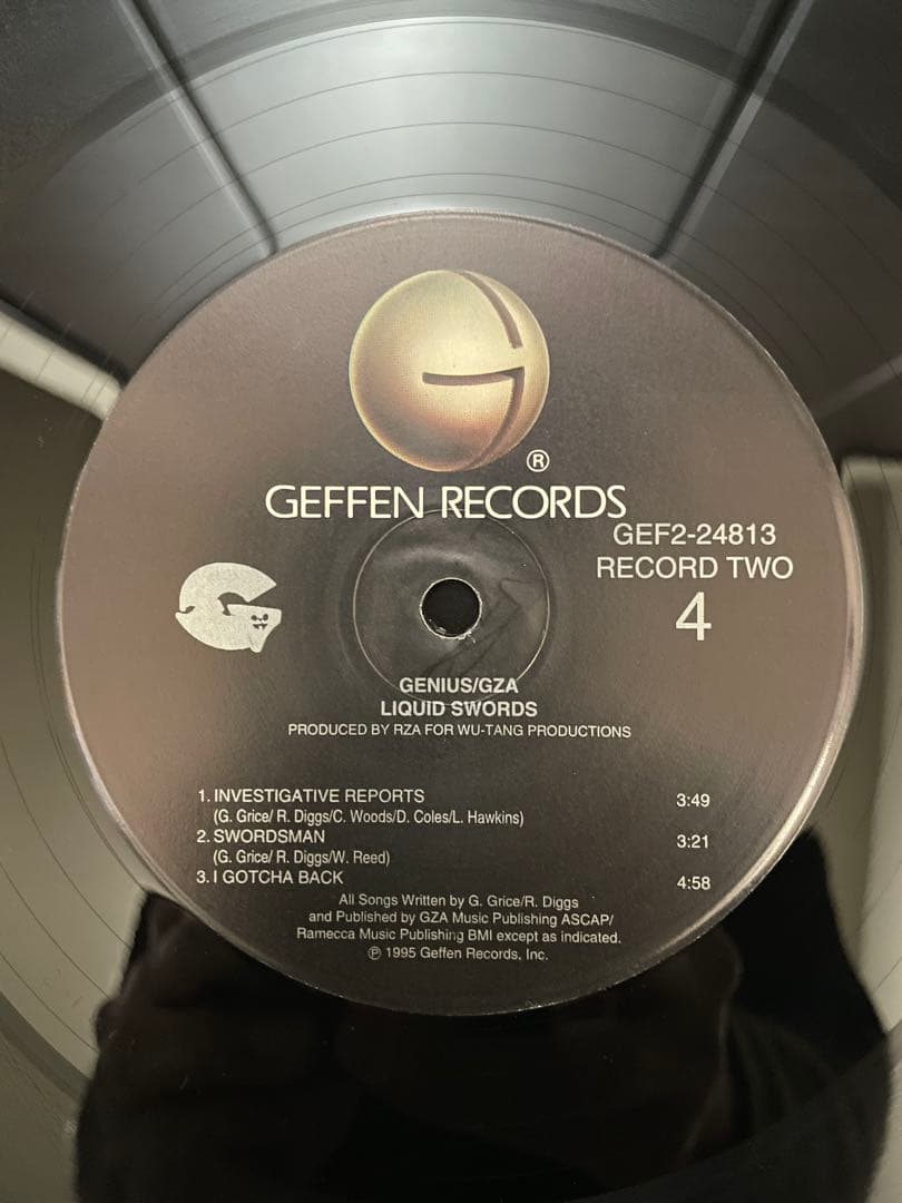 【美品レア・US正規】GENIUS/GZA LIQUID SWORDSレコード