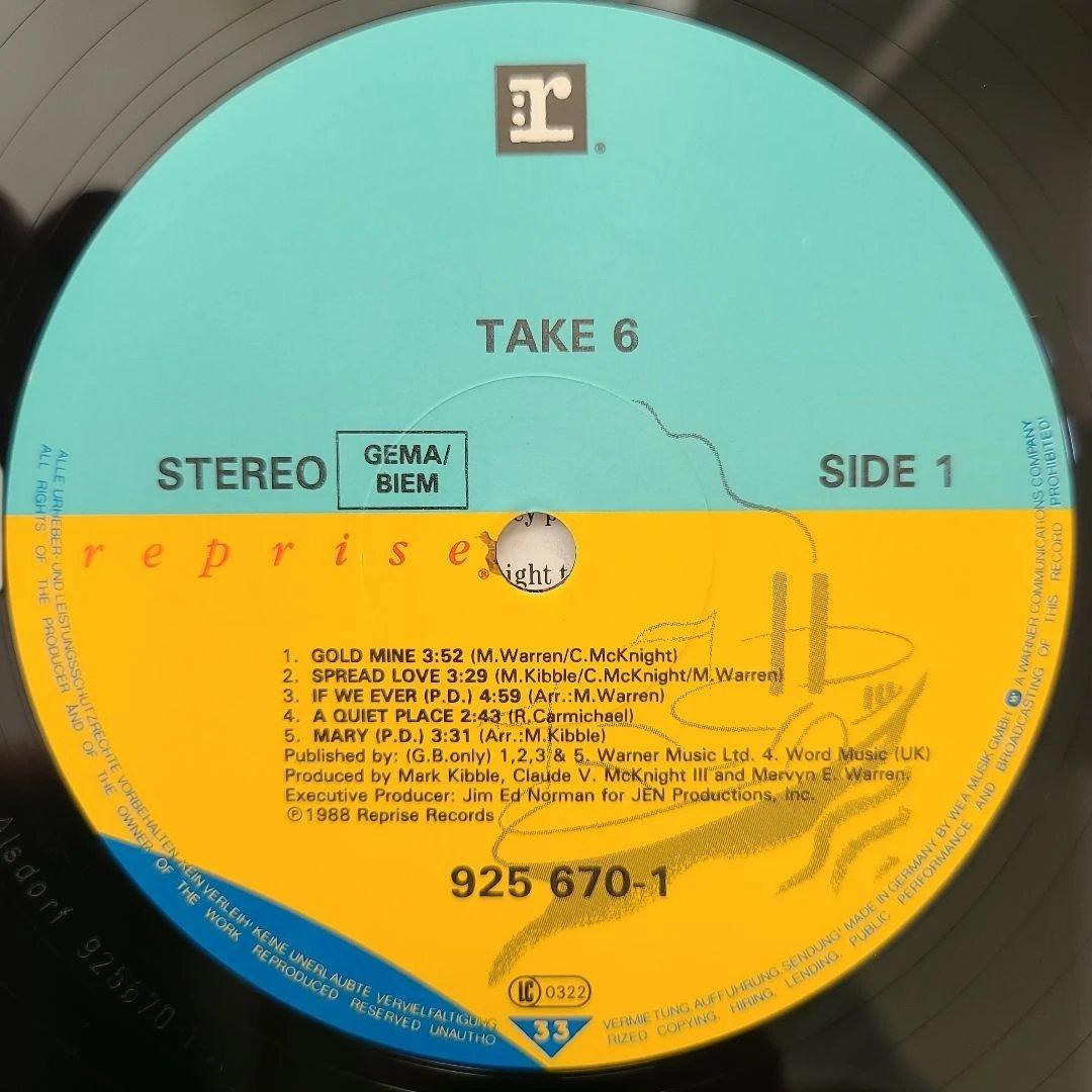 ★ＥＵオリジナル盤★『TAKE 6』TAKE 6