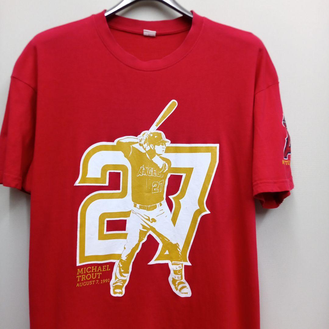 非売品 マイク トラウト 27番 Tシャツ エンゼルス