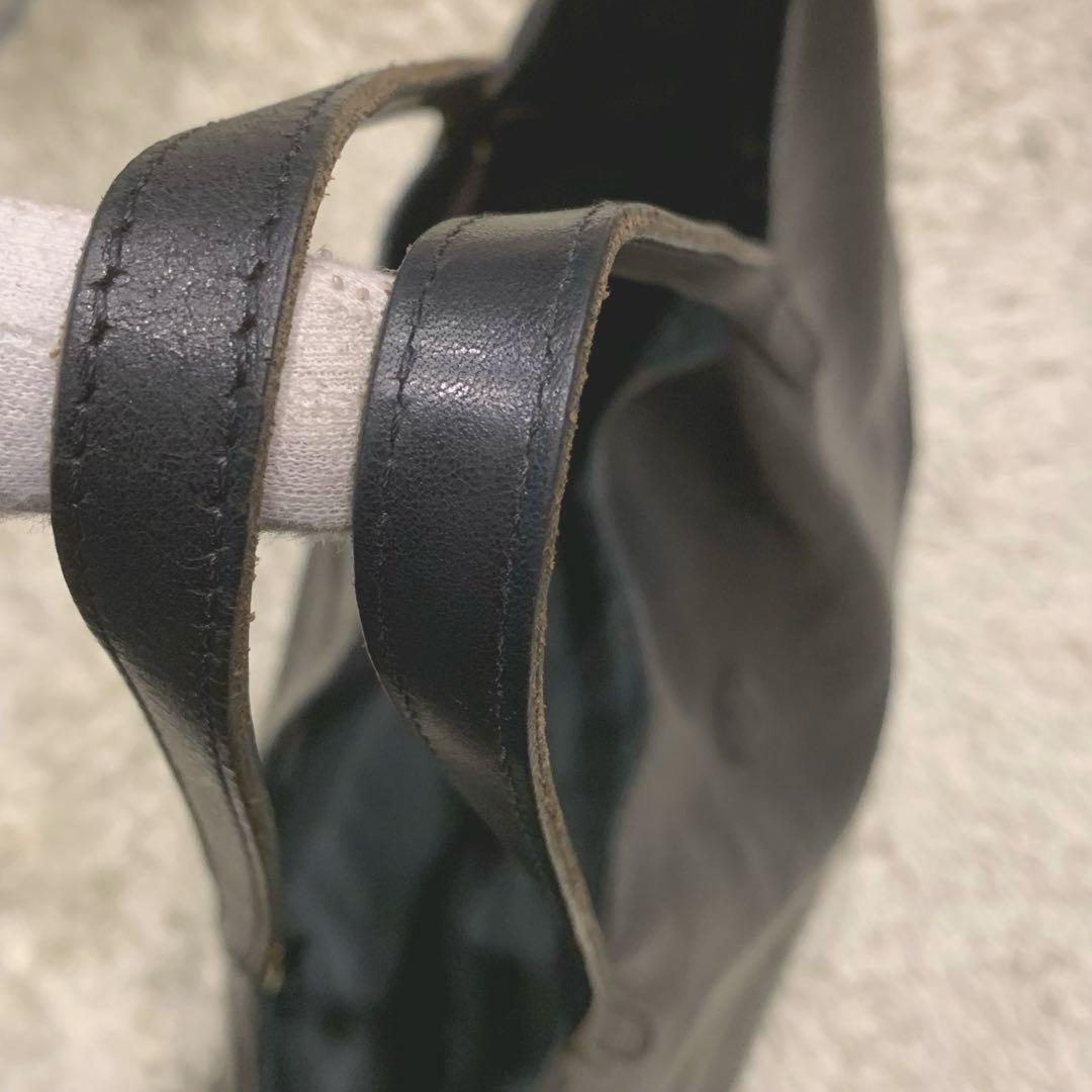 極美品✨Felisi フェリージ 現行 15/20 オールレザー トート 黒