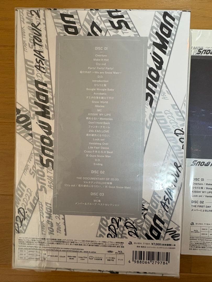 初回盤  Man ASIA TOUR 2D.2D. 【新品未開封】