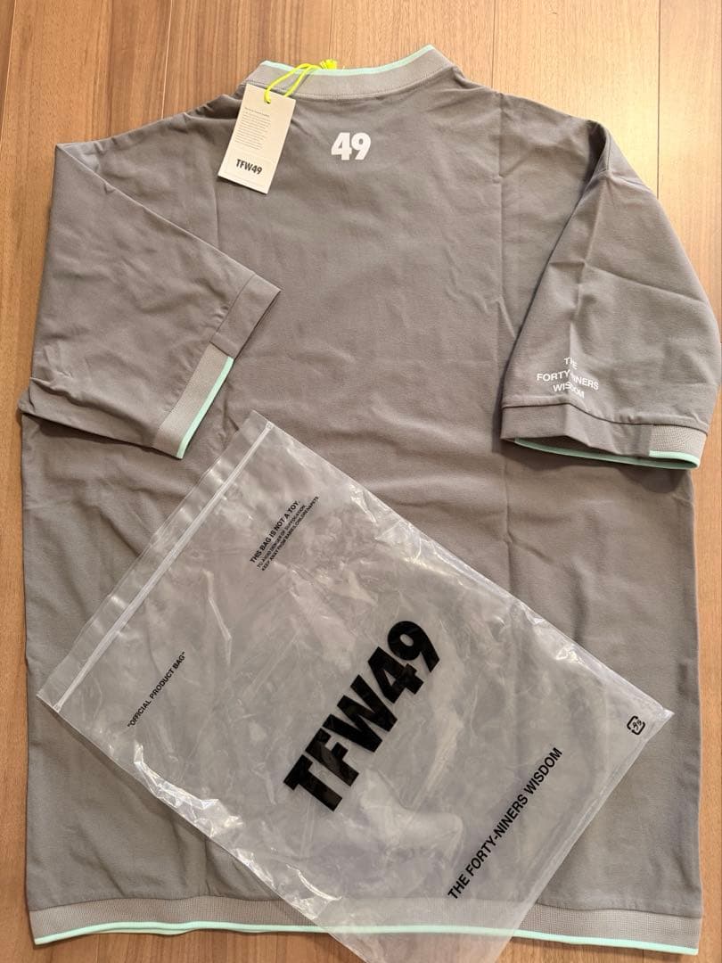 メンズウェア TFW49 RELAX HALF MOCKNECK GREY XL