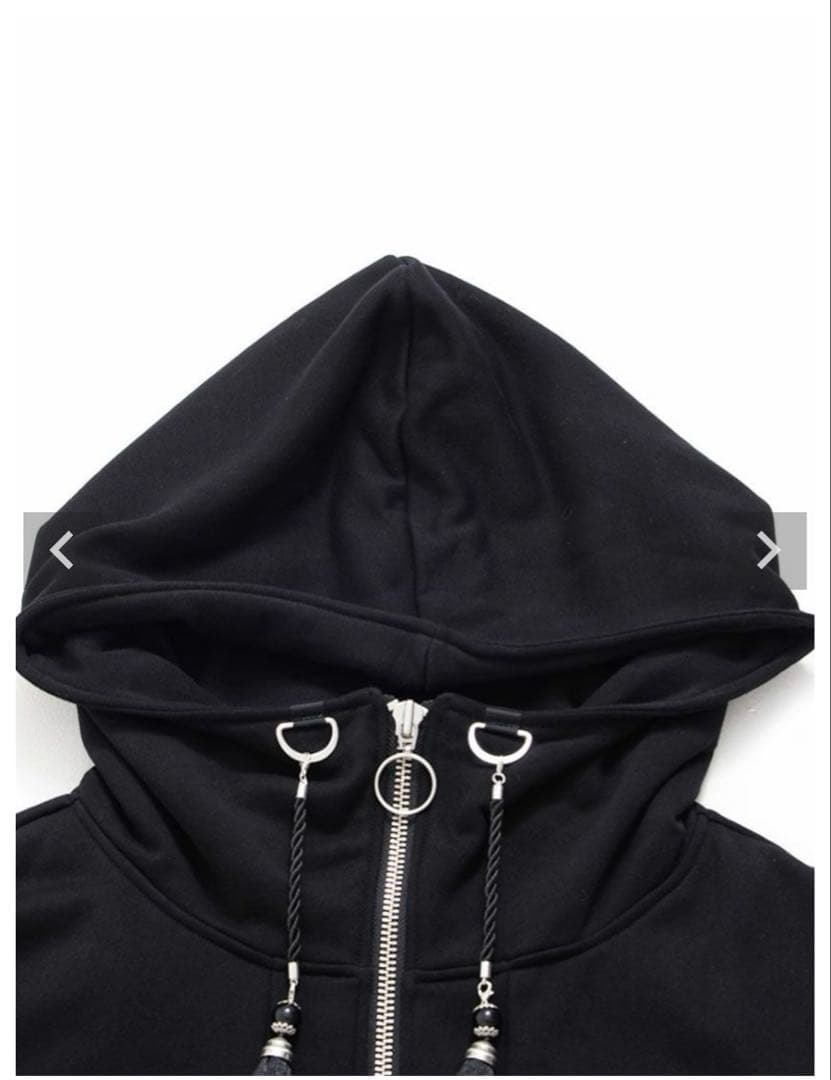 新品未使用タグ付きililil 【イルイルイル】より【蛇昇華界】着物パーカー