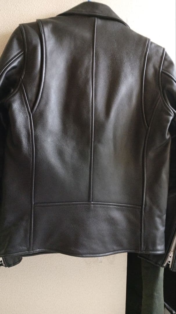 Rider's Trap ブラック レザー ダブルライダースジャケット