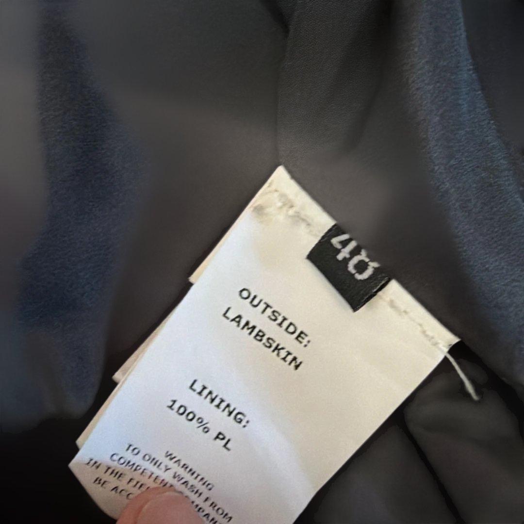 EMMETI / エンメティレザーライダースジャケットサイズ48