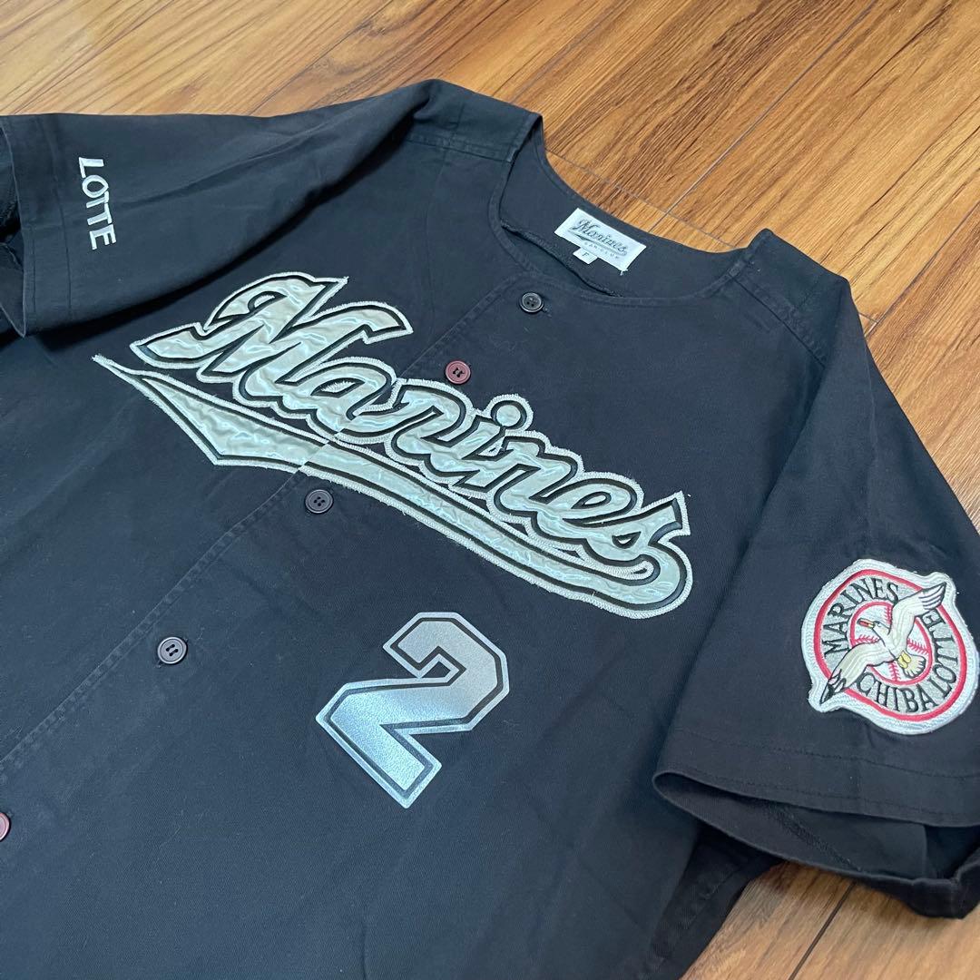 【希少】 ロッテ ユニフォーム #2 サブロー ブラック ビジター