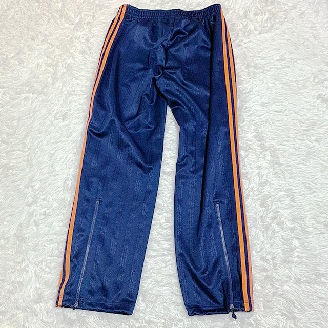 大きいサイズ✨️ビッグロゴ adidas ジャージ上下 ネイビー×オレンジ