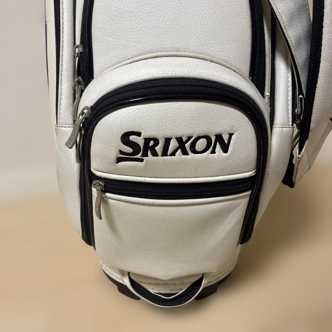 Srixon キャディバッグ ホワイト/ブラック/レッド