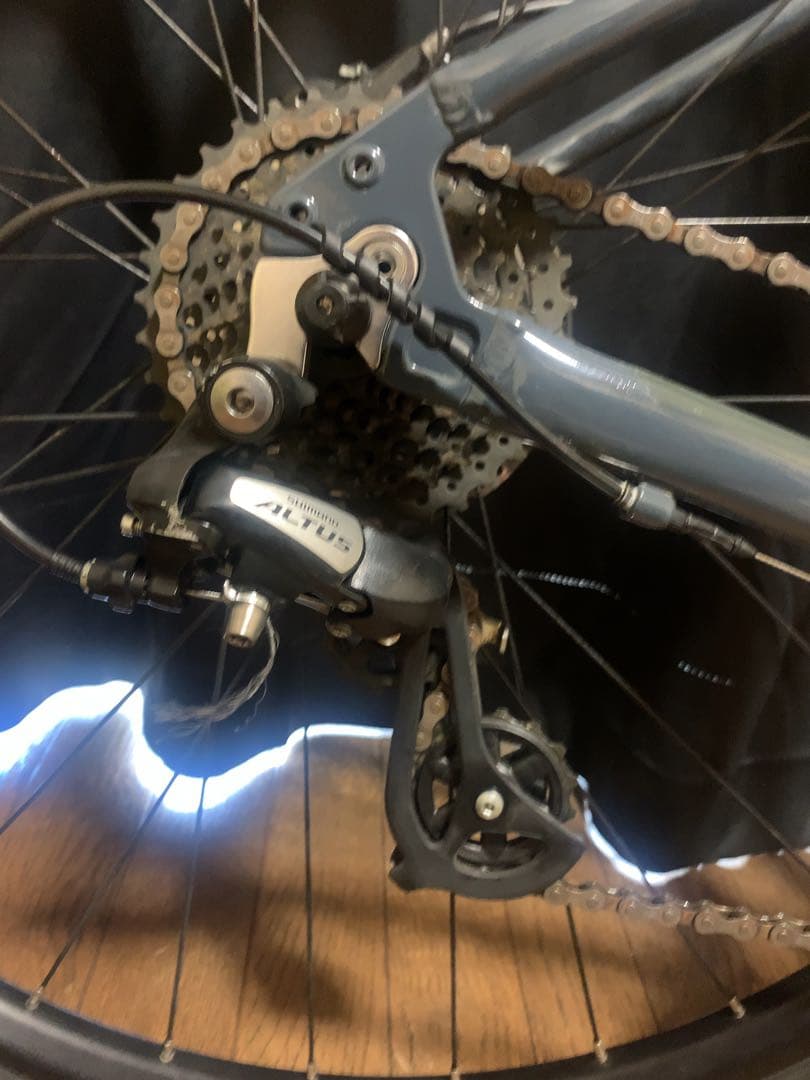 ★引き取りのみ　今週末下げますmarinクロスバイク　極美品　変速難ありMサイズ