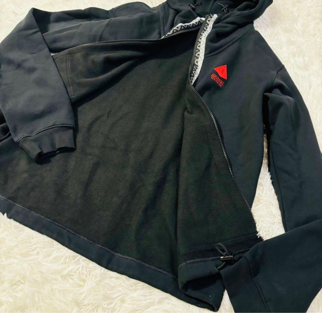 ■新品■　ナイキ　メンズM　パーカー　バスケ　カイリー・アービング　裏起毛　黒