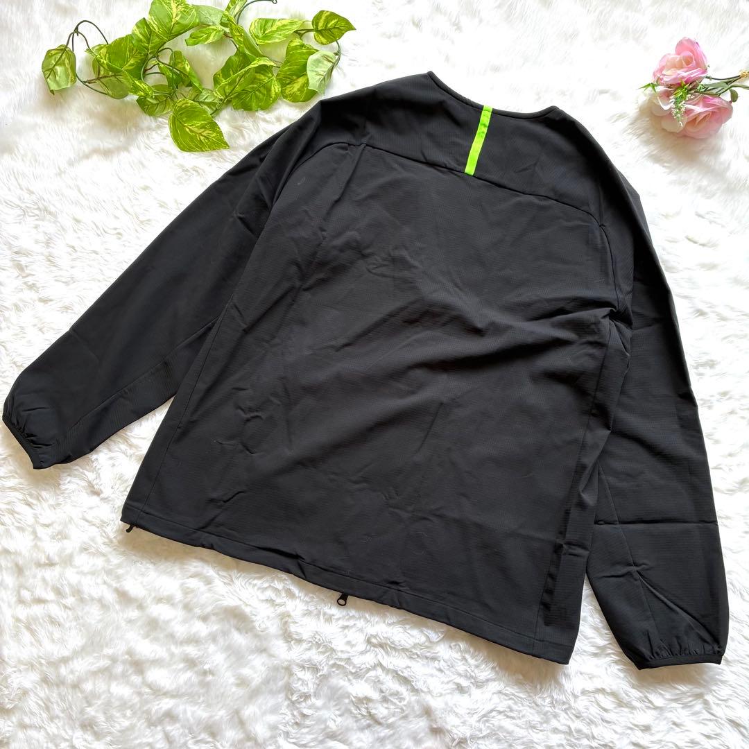 新品・タグ付✨ニューバランスゴルフ　ノーカラー　ジャケット　黒　XL