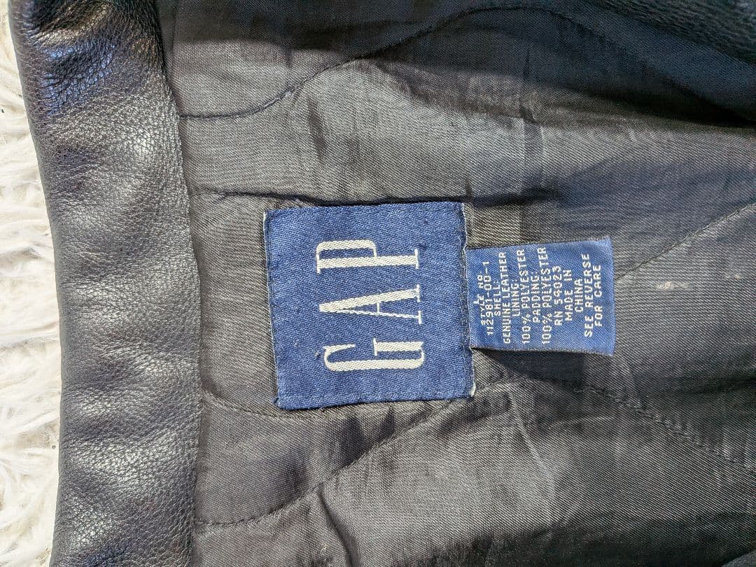 ​【専用】OLD GAP オールドギャップ レザーコート ジャケット 黒 L