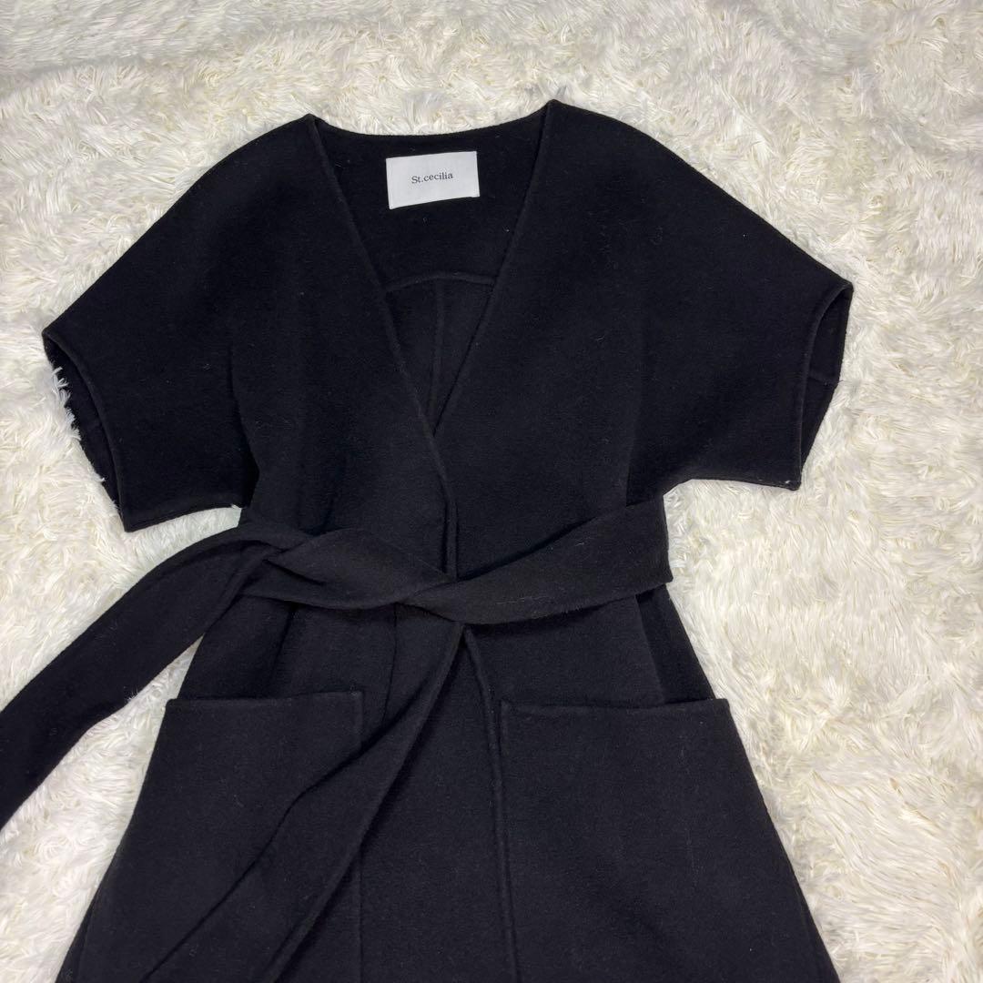 St.cecilia リバーウールロングジレ