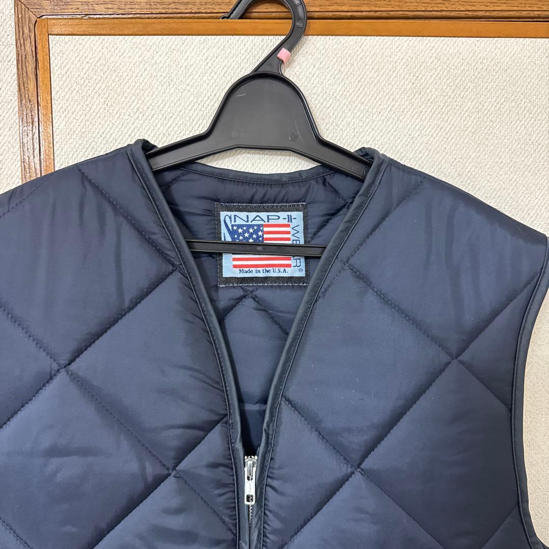 snap'n'wear キルティング　ベスト　スナップンウェア