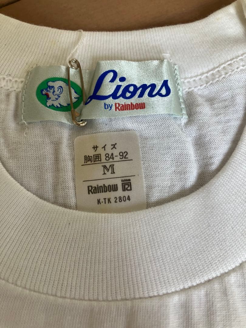 ヴィンテージvintage 昭和レトロLions ホワイト Tシャツ Mサイズ