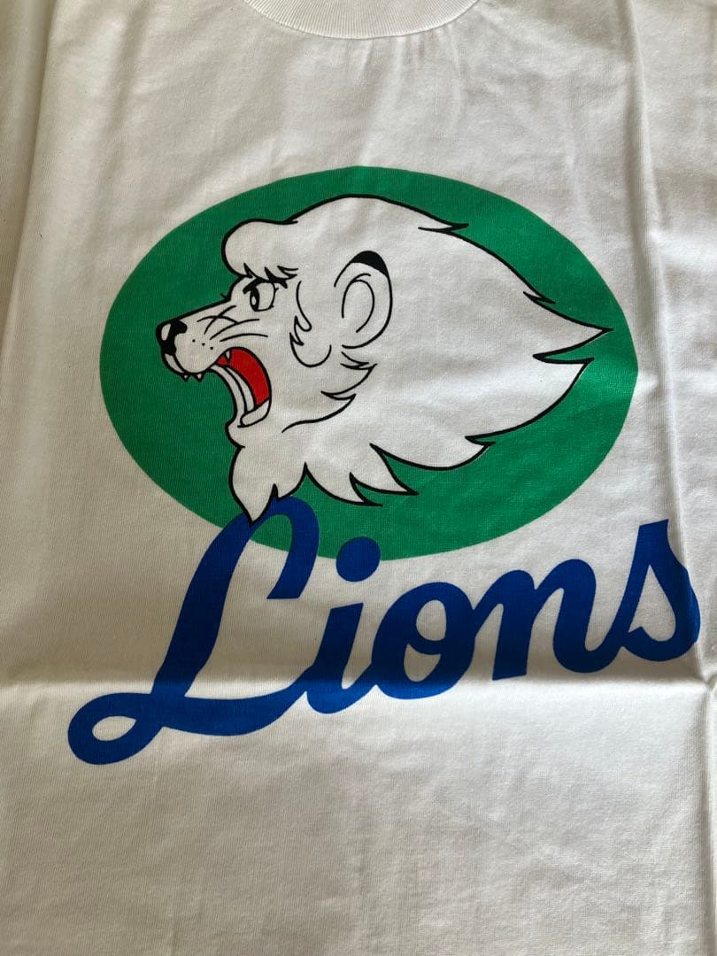 ヴィンテージvintage 昭和レトロLions ホワイト Tシャツ Mサイズ